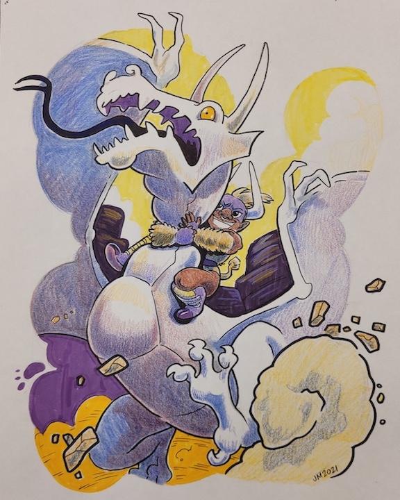 DRAWING, DUNGEONS, & DRAGONS 