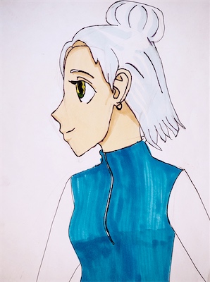 Eliza Ford, Age 11 — Sister — Manga Drawing