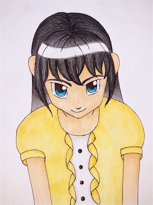 Fiona Tse, Age 14 — Manga Girl — Manga Drawing