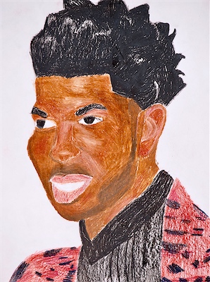 Maui Tiwari, Age 12 — “Da Guy” — Intermediate Drawing