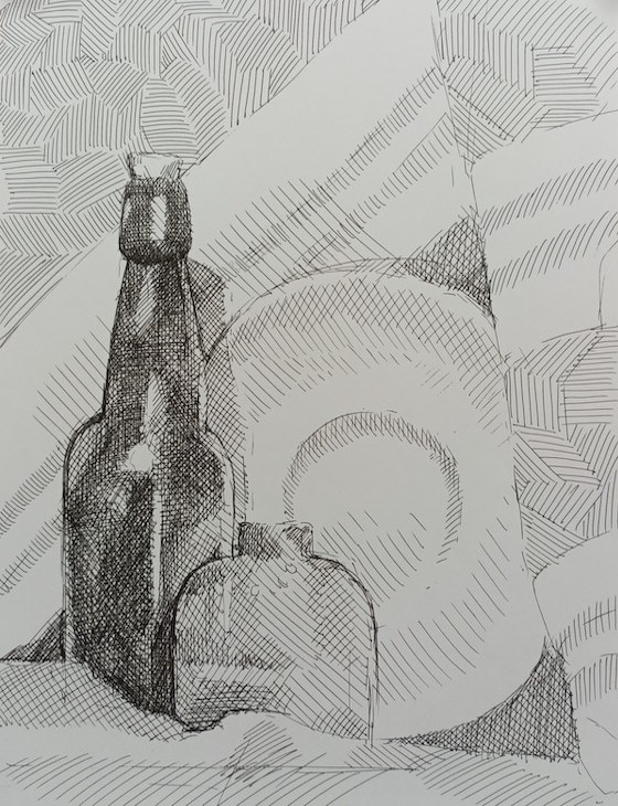 Winter Art Year Drawing